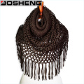 100%Polyester Womens Thick Warm Scarves Shawl